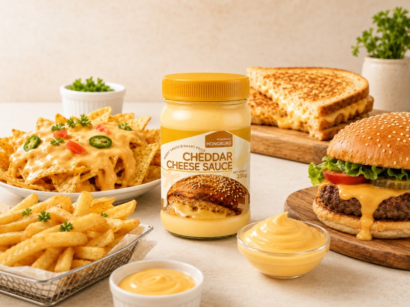 Ομαλή σάλτσα τυριού Cheddar